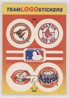 Baltimore Orioles, Boston Red Sox, Cincinati Reds, Houston Astros (Full Color M…