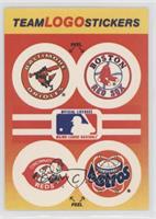 Baltimore Orioles, Boston Red Sox, Cincinati Reds, Houston Astros (Full Color M…