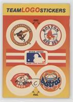 Baltimore Orioles, Boston Red Sox, Cincinati Reds, Houston Astros (Full Color M…