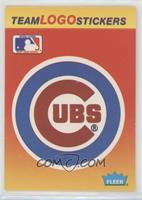 Chicago Cubs (Black Outline Around MLB Logo)