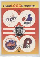 Los Angeles Dodgers, Montreal Expos, New York Mets, Philadelphia Phillies