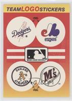 Los Angeles Dodgers, Montreal Expos, Oakland Athletics, Seattle Mariners [EX&nb…