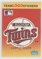 Minnesota Twins Team (Black Outline Around MLB Logo)