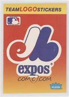 Montreal Expos Team (Black Outline Around MLB Logo)