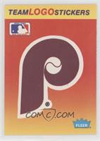 Philadelphia Phillies (Black Border around MLB Logo)