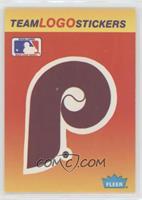 Philadelphia Phillies (Black Border around MLB Logo)