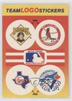 Pittsburgh Pirates Team, St. Louis Cardinals Team, Texas Rangers Team, Toronto …