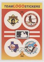 Pittsburgh Pirates Team, St. Louis Cardinals Team, Texas Rangers, Toronto Blue …