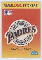 San Diego Padres Team (Black Border around MLB Logo) [Poor to Fair]