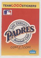 San Diego Padres Team (Black Border around MLB Logo)