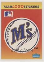 Seattle Mariners (Black Border around MLB Logo)