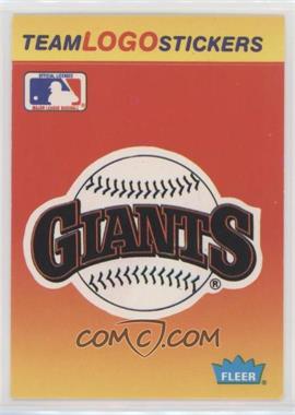 1991 Fleer - Team Logo Stickers #_SFGI - San Francisco Giants