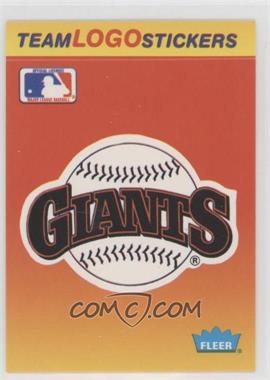 1991 Fleer - Team Logo Stickers #_SFGI - San Francisco Giants