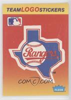 Texas Rangers Team (Black Border around MLB Logo)