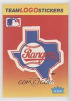 Texas Rangers Team (Black Border around MLB Logo)