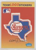 Texas Rangers Team (Black Border around MLB Logo)