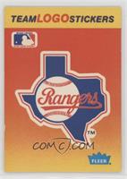 Texas Rangers (No Black Border around MLB Logo)