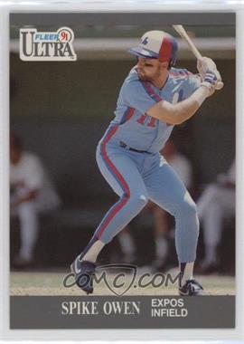 1991 Fleer Ultra - [Base] #208 - Spike Owen