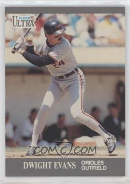 1991 Fleer Ultra Update - Factory Set [Base] #U-1 - Dwight Evans