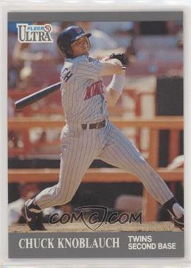 1991 Fleer Ultra Update - Factory Set [Base] #U-37 - Chuck Knoblauch