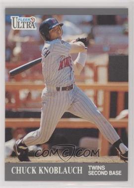 1991 Fleer Ultra Update - Factory Set [Base] #U-37 - Chuck Knoblauch