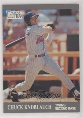 1991 Fleer Ultra Update - Factory Set [Base] #U-37 - Chuck Knoblauch