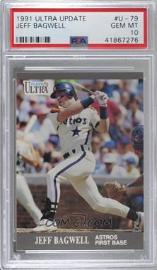 1991 Fleer Ultra Update - Factory Set [Base] #U-79 - Jeff Bagwell [PSA 10 GEM MT]