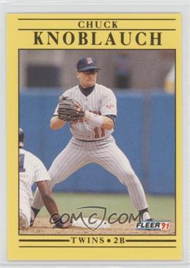 1991 Fleer Update - Box Set [Base] #U-37 - Chuck Knoblauch