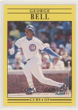 1991 Fleer Update - Box Set [Base] #U-77 - George Bell