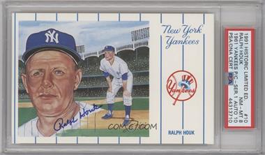 1991 Historic Limited Editions 1961 New York Yankees Postcards Series 1 - [Base] #10 - Ralph Houk [PSA/DNA Encased]