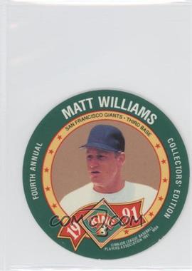 1991 King-B Collector's Edition Discs - [Base] #16 - Matt Williams