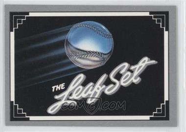1991 Leaf - [Base] #1 - The Leaf set