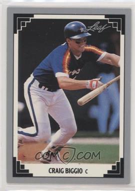 1991 Leaf - [Base] #12 - Craig Biggio [EX to NM]