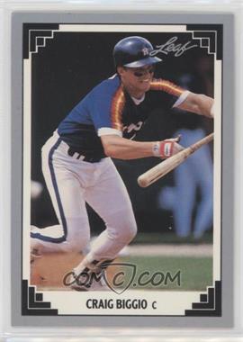 1991 Leaf - [Base] #12 - Craig Biggio [EX to NM]