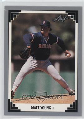 1991 Leaf - [Base] #215 - Matt Young