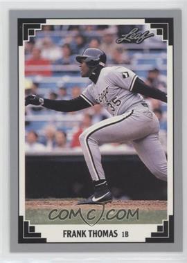 1991 Leaf - [Base] #281 - Frank Thomas