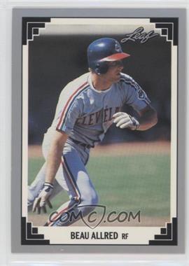 1991 Leaf - [Base] #316 - Beau Allred