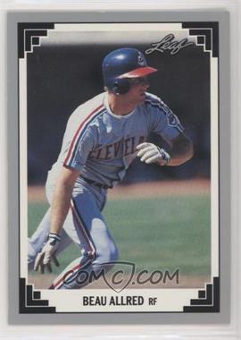 1991 Leaf - [Base] #316 - Beau Allred