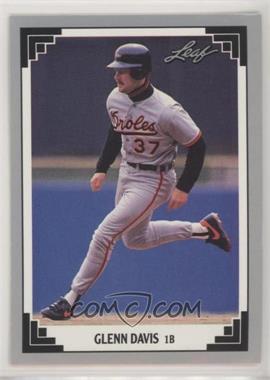 1991 Leaf - [Base] #398 - Glenn Davis