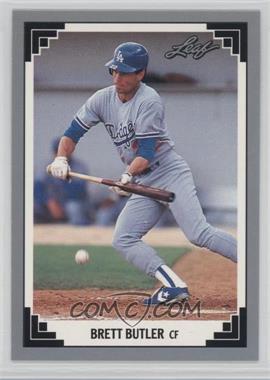 1991 Leaf - [Base] #411 - Brett Butler