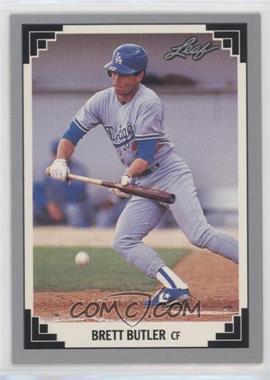 1991 Leaf - [Base] #411 - Brett Butler