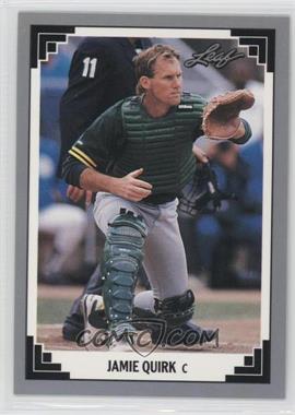 1991 Leaf - [Base] #431 - Jamie Quirk