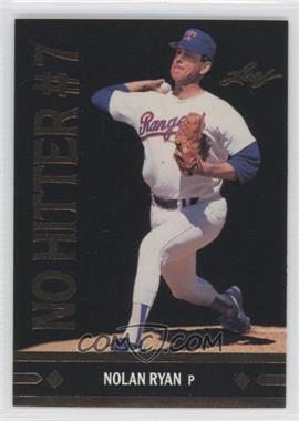 1991 Leaf - Gold Leaf Rookies Bonus #BC25 - Nolan Ryan