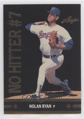 1991 Leaf - Gold Leaf Rookies Bonus #BC25 - Nolan Ryan