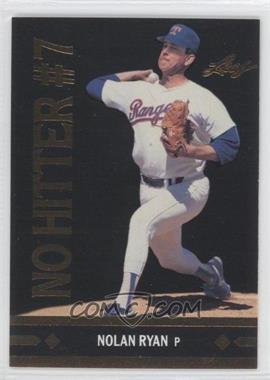 1991 Leaf - Gold Leaf Rookies Bonus #BC25 - Nolan Ryan