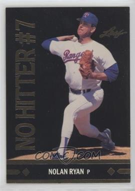 1991 Leaf - Gold Leaf Rookies Bonus #BC25 - Nolan Ryan