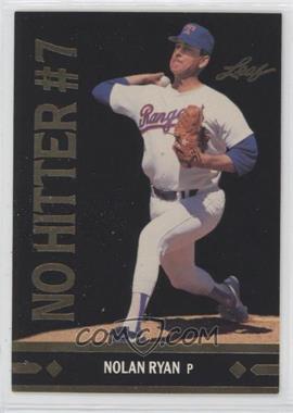 1991 Leaf - Gold Leaf Rookies Bonus #BC25 - Nolan Ryan