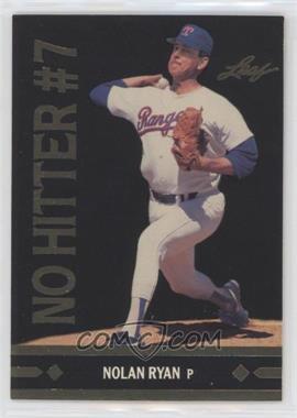 1991 Leaf - Gold Leaf Rookies Bonus #BC25 - Nolan Ryan