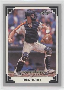 1991 Leaf - Preview #4 - Craig Biggio