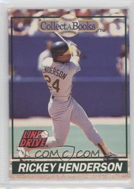 1991 Line Drive Collect-A-Books - [Base] #25 - Rickey Henderson
